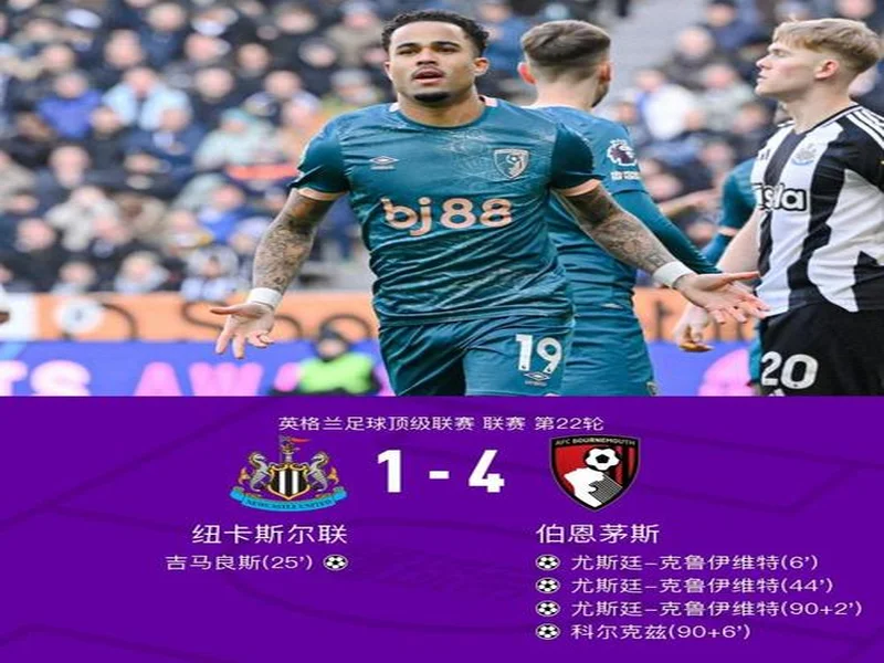 阿斯顿维拉vs伯恩茅斯：达米安-马丁内斯、沃特金斯首发，尤斯廷-克鲁伊维特、塞门约出战